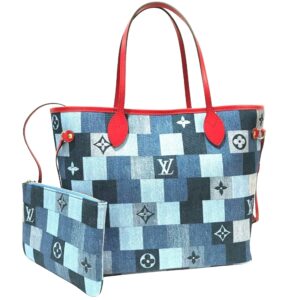 Louis Vuitton Neverfull Mm   - Jeans Tote Bag