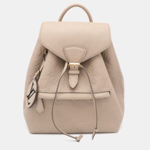Louis Vuitton Beige Monogram Empriente Leather Montsouris Pm Backpack