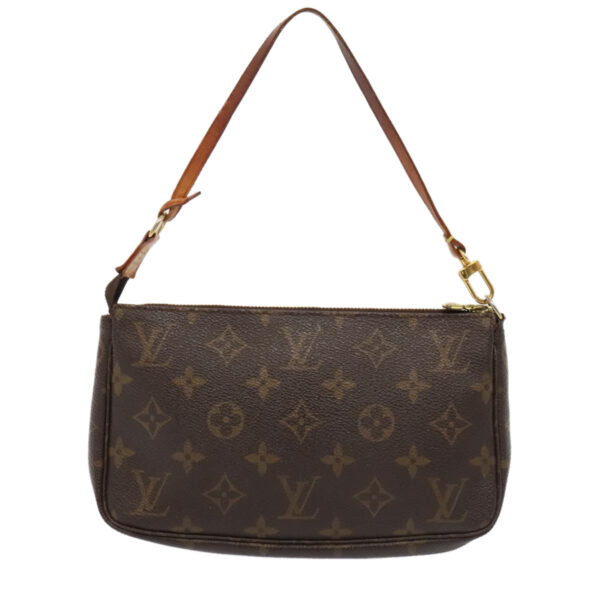Louis Vuitton Pochette Accessoire  Canvas Clutch Bag - Image 2