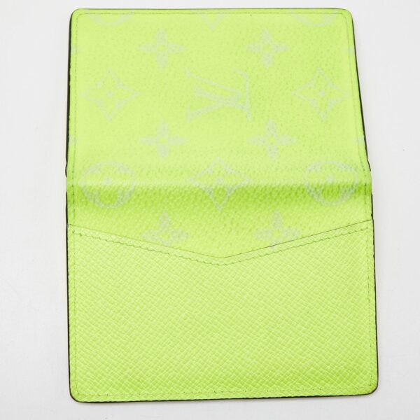Louis Vuitton Neon Yellow Monogram Canvas Pocket Organizer - Image 2