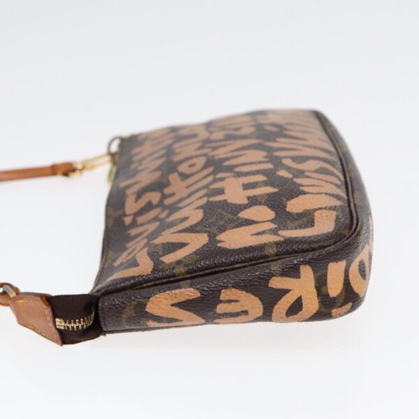 Louis Vuitton Pochette Accessoire  Canvas Clutch Bag - Image 4