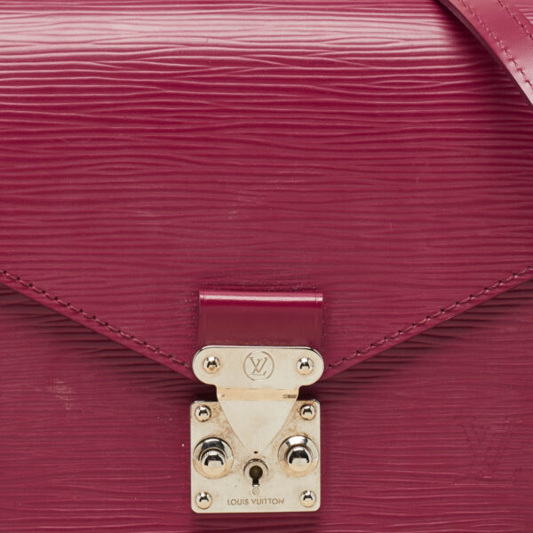 Louis Vuitton Fuchsia Epi Leather Monceau Bb Bag - Image 4