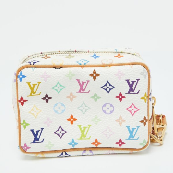 Louis Vuitton White Monogram Multicolore Canvas Wapity Pouch - Image 3
