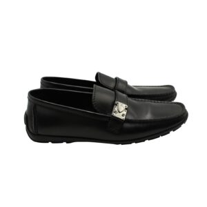 Louis Vuitton Lombok Slip On Loafers in Black Leather