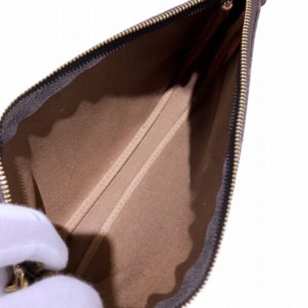 Louis Vuitton Pochette Accessoire  Canvas Clutch Bag - Image 5