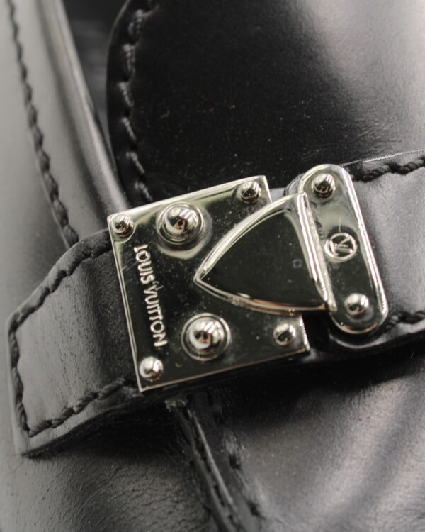 Louis Vuitton Lombok Slip On Loafers in Black Leather - Image 6