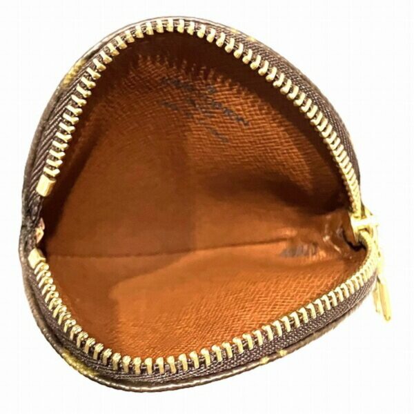 Louis Vuitton Porte Monnaie Rond  Canvas Wallet - Image 5