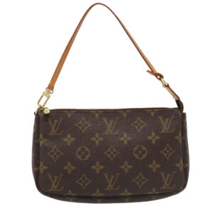 Louis Vuitton Pochette Accessoire  Canvas Clutch Bag