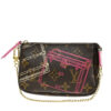 Louis Vuitton Mini Pochette Accessoires  Canvas Clutch Bag