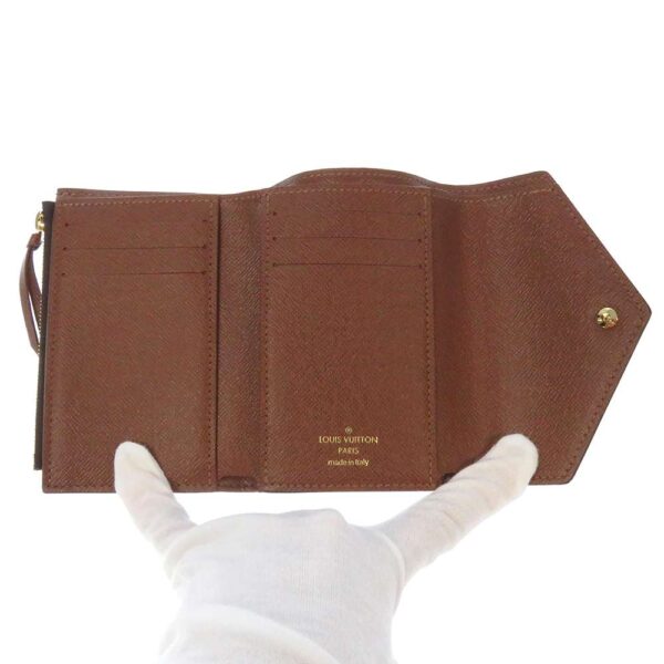 LOUIS VUITTON Portefeuille Victorine BrownM62472 Monogram - Image 3