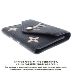 LOUIS VUITTON Portefeuille Victorine Noir/ClaimsM80968 Monogram Empreinte Leather