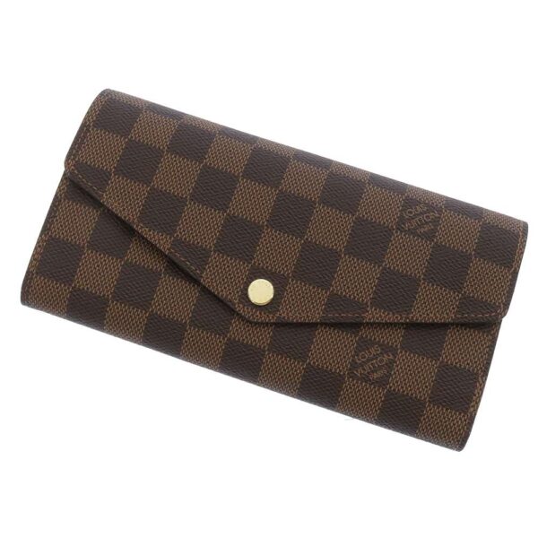 LOUIS VUITTON Portefeuille Sarah BrownN63209 Damier Ebene Canvas - Image 5